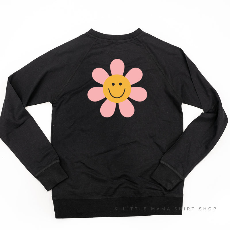 MIX & MATCH - RETRO HAPPY FLOWERS - Lightweight Pullover Sweater