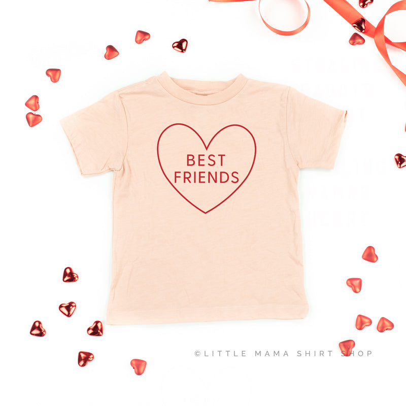 Best Friends ♡ (Heart Around) - Short Sleeve Child Tee