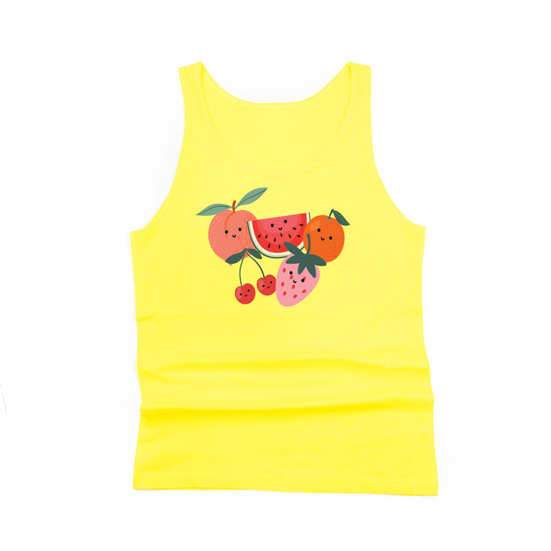 Group of Smiley Fruit - Unisex Jersey Tank