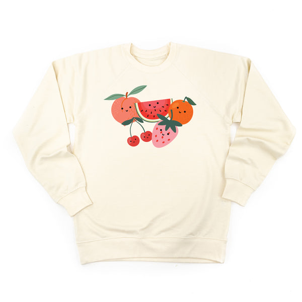 Group of Smiley Fruit - Lightweight Pullover Sweater