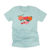 Group of Smiley Fruit - Unisex Tee Little Mama Shirt Shop