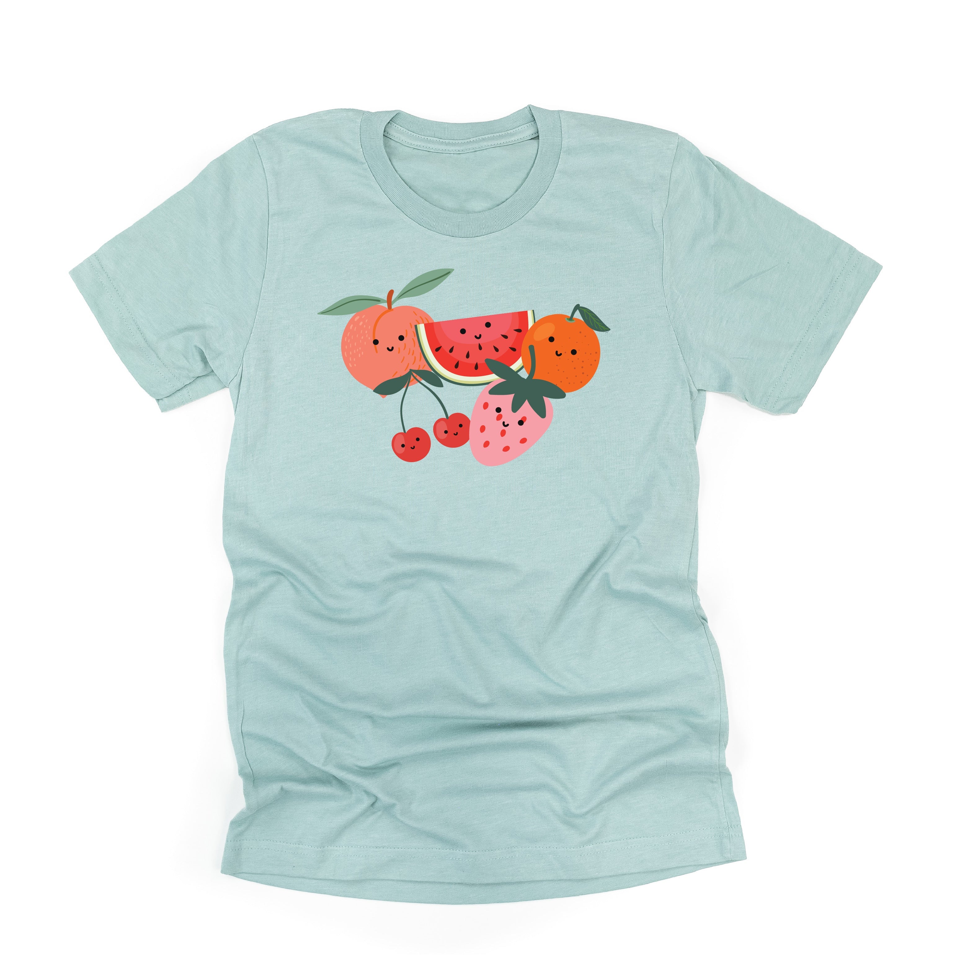Group of Smiley Fruit - Unisex Tee Little Mama Shirt Shop