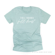 Full Hands Full Heart - Unisex Tee Little Mama Shirt Shop
