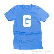 VARSITY INITIALS - Unisex Tee Little Mama Shirt Shop