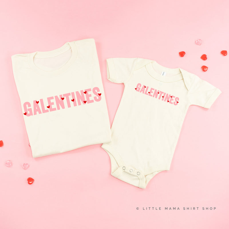 Galentines - Mini Hearts - Set of 2 Tees