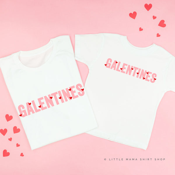 Galentines - Mini Hearts - Set of 2 Tees