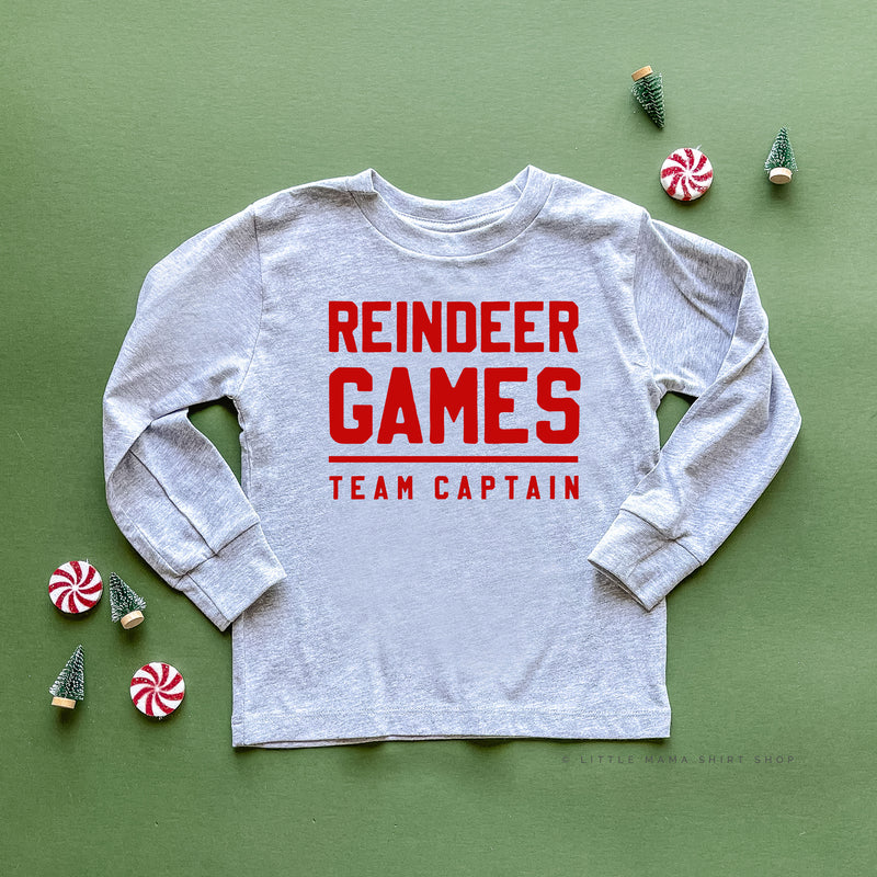 Reindeer Games Team Captain - Child LONG SLEEVE Tee