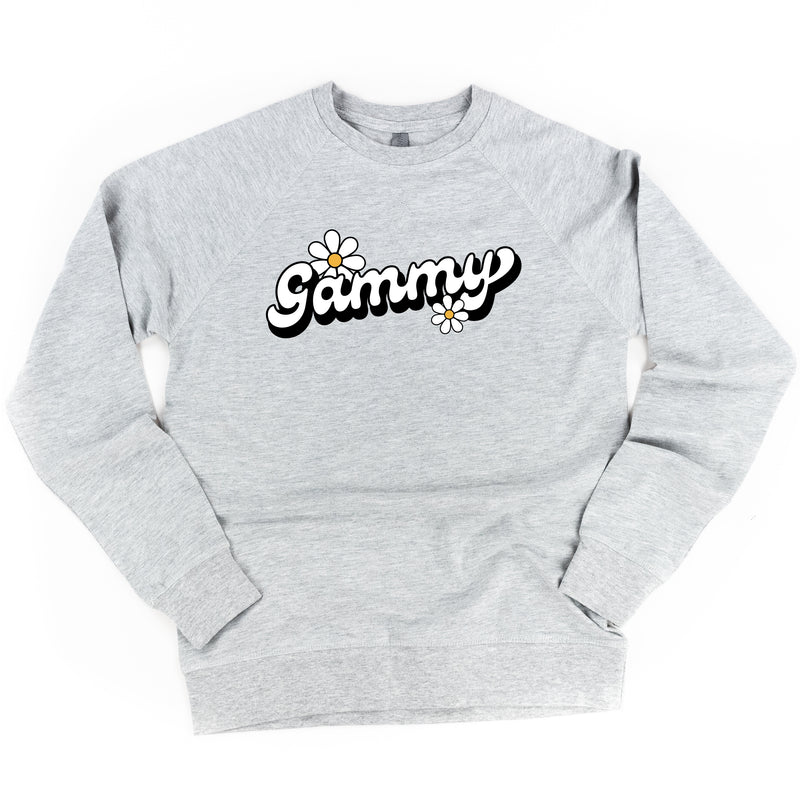 DAISY - GAMMY - w/ Full Daisy on Back - Lightweight Pullover Sweater