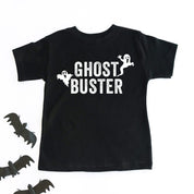 Who Ya Gonna Call? (On Back) - Ghost Buster (On Front) - Short Sleeve Child Shirt Little Mama Shirt Shop