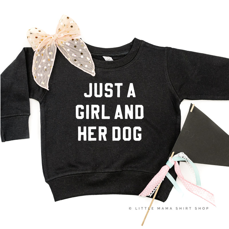 Just a Girl and Her Dog - Child Sweater