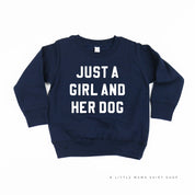 Just a Girl and Her Dog - Child Sweater Little Mama Shirt Shop