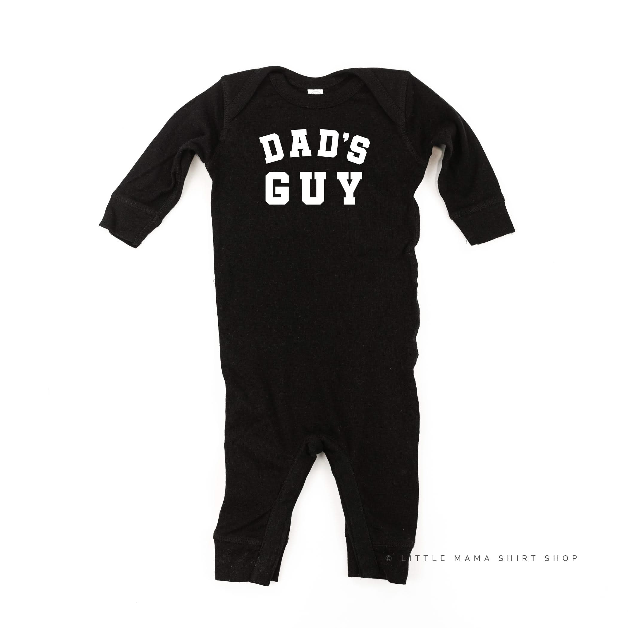 DAD'S GUY - VARSITY - One Piece Baby Sleeper Little Mama Shirt Shop