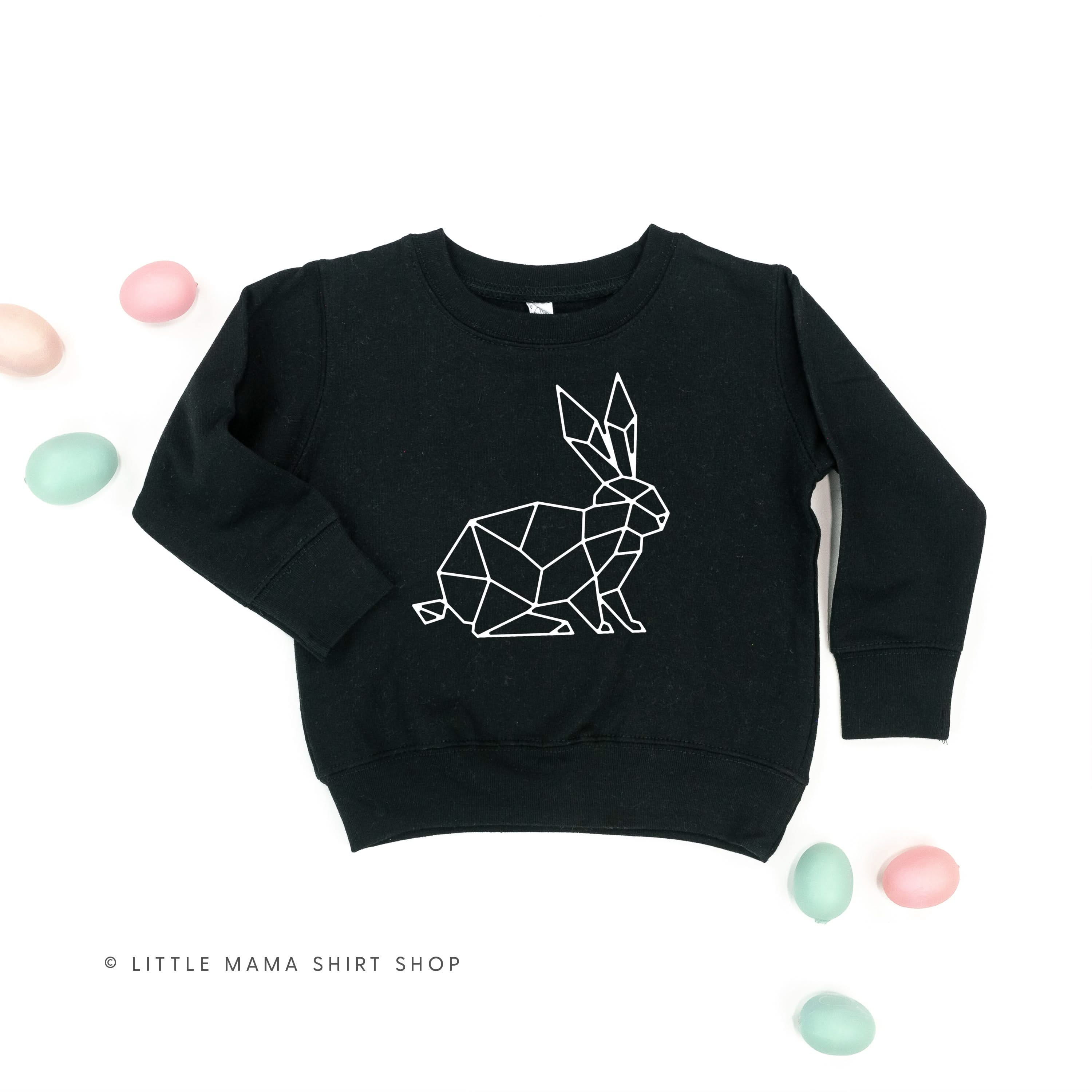 Geometric Bunny - Child Sweater Little Mama Shirt Shop