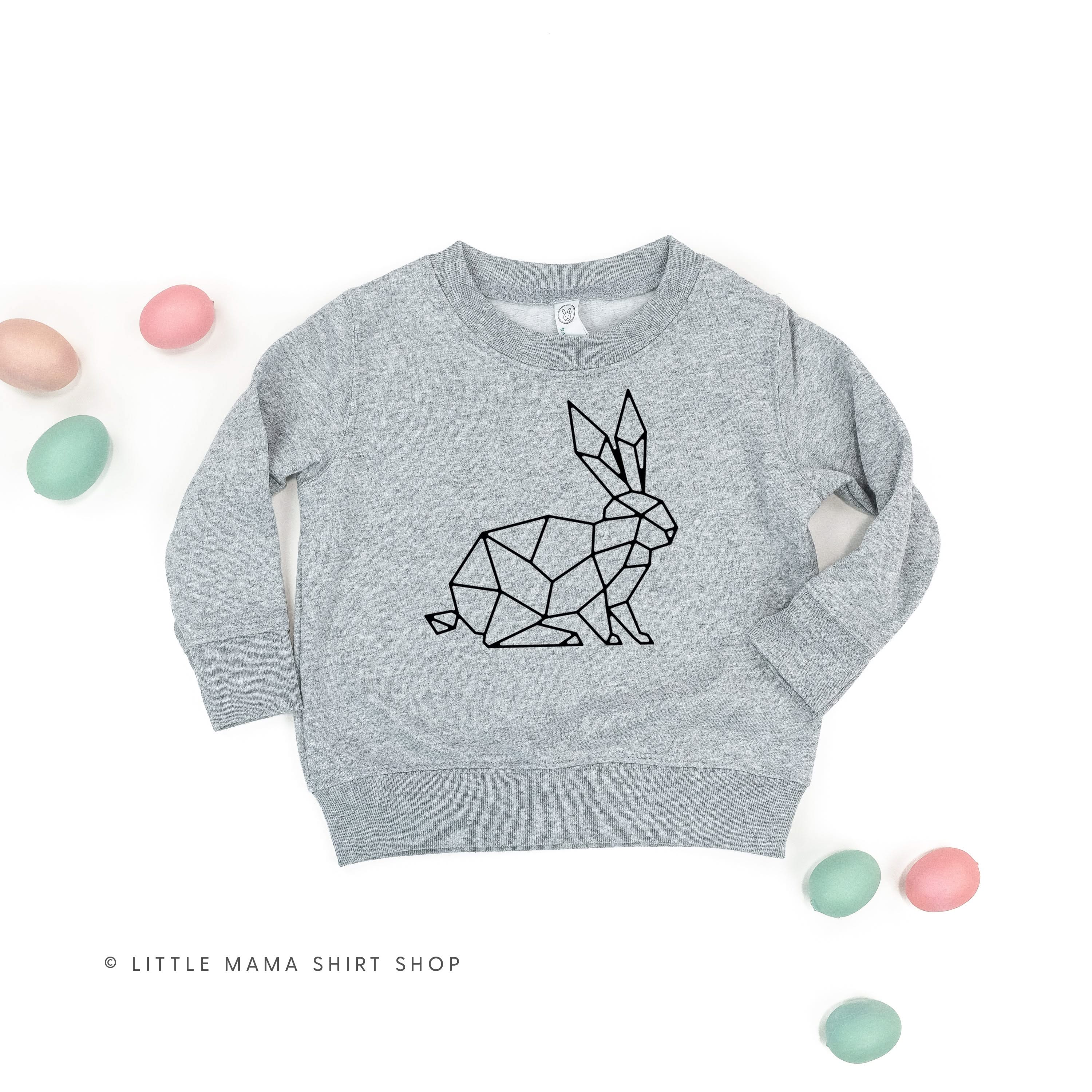Geometric Bunny - Child Sweater Little Mama Shirt Shop