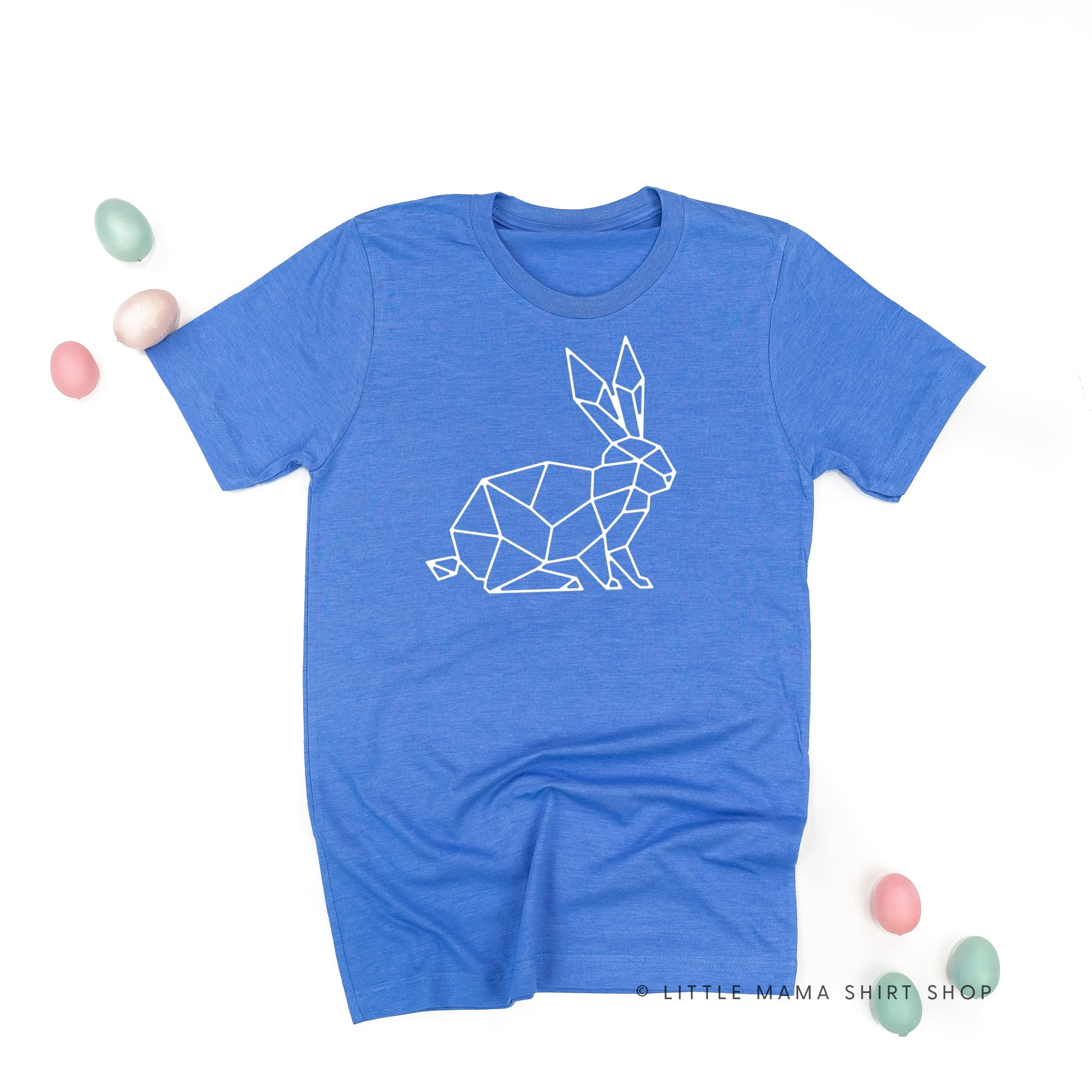 Geometric Bunny - Unisex Tee Little Mama Shirt Shop