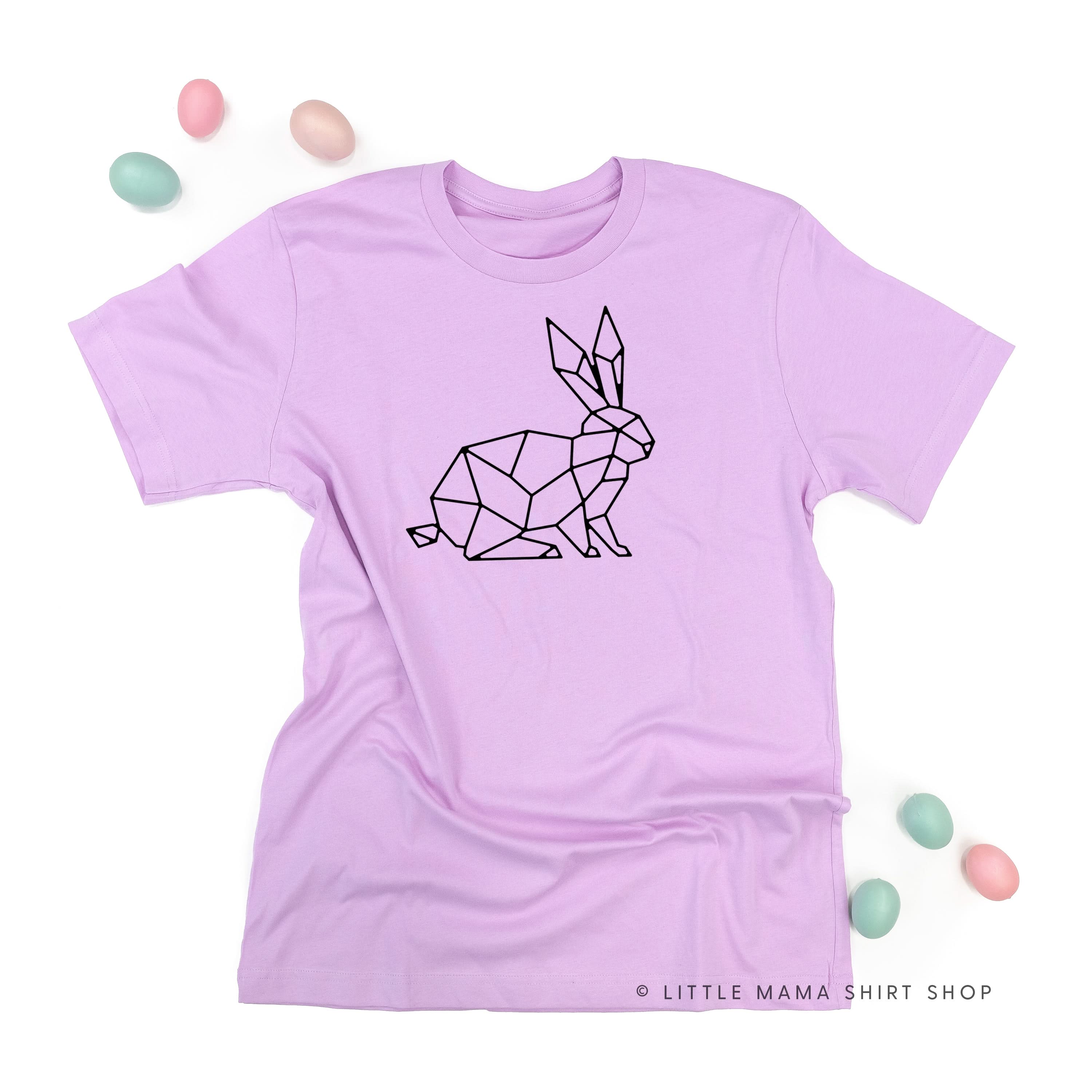 Geometric Bunny - Unisex Tee Little Mama Shirt Shop