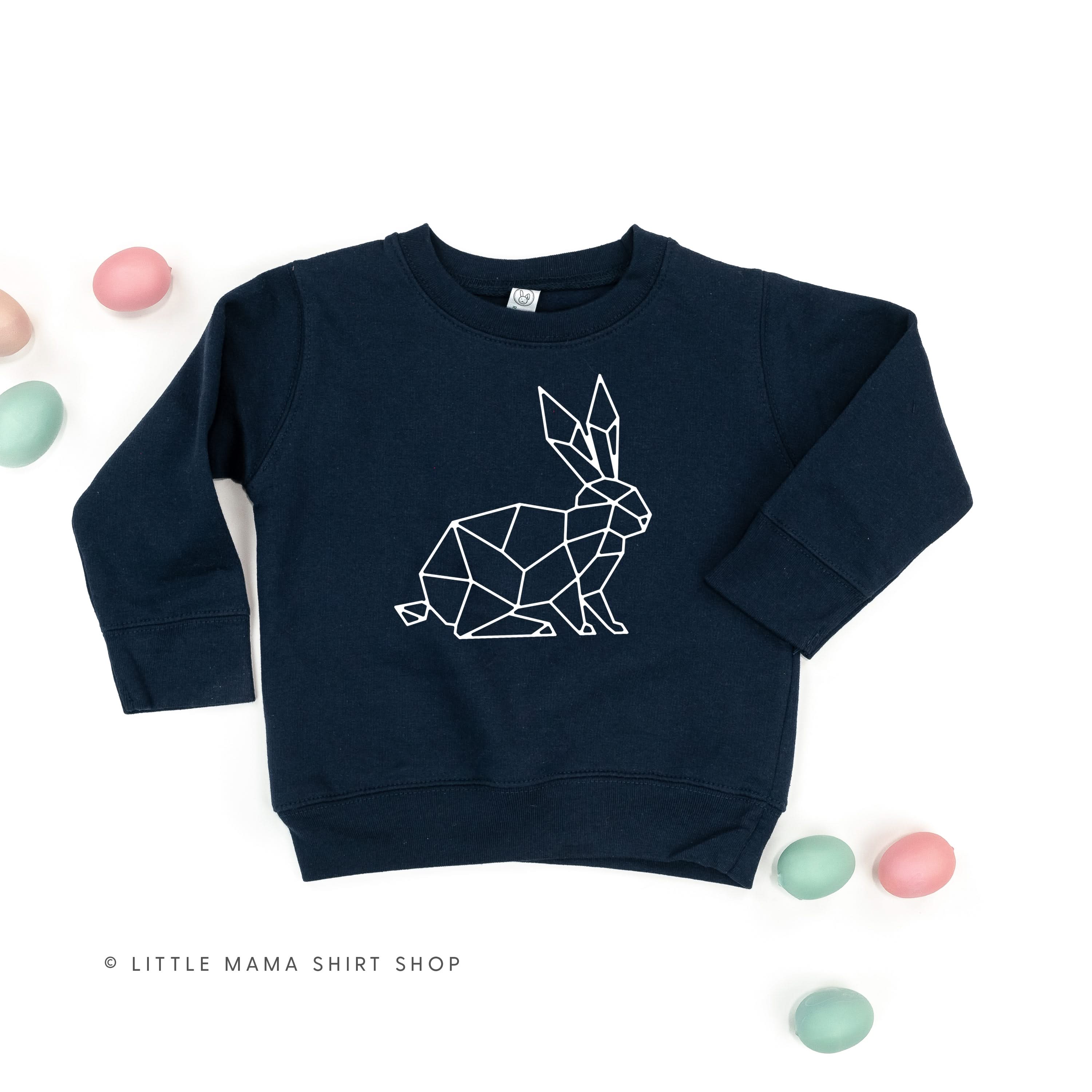 Geometric Bunny - Child Sweater Little Mama Shirt Shop