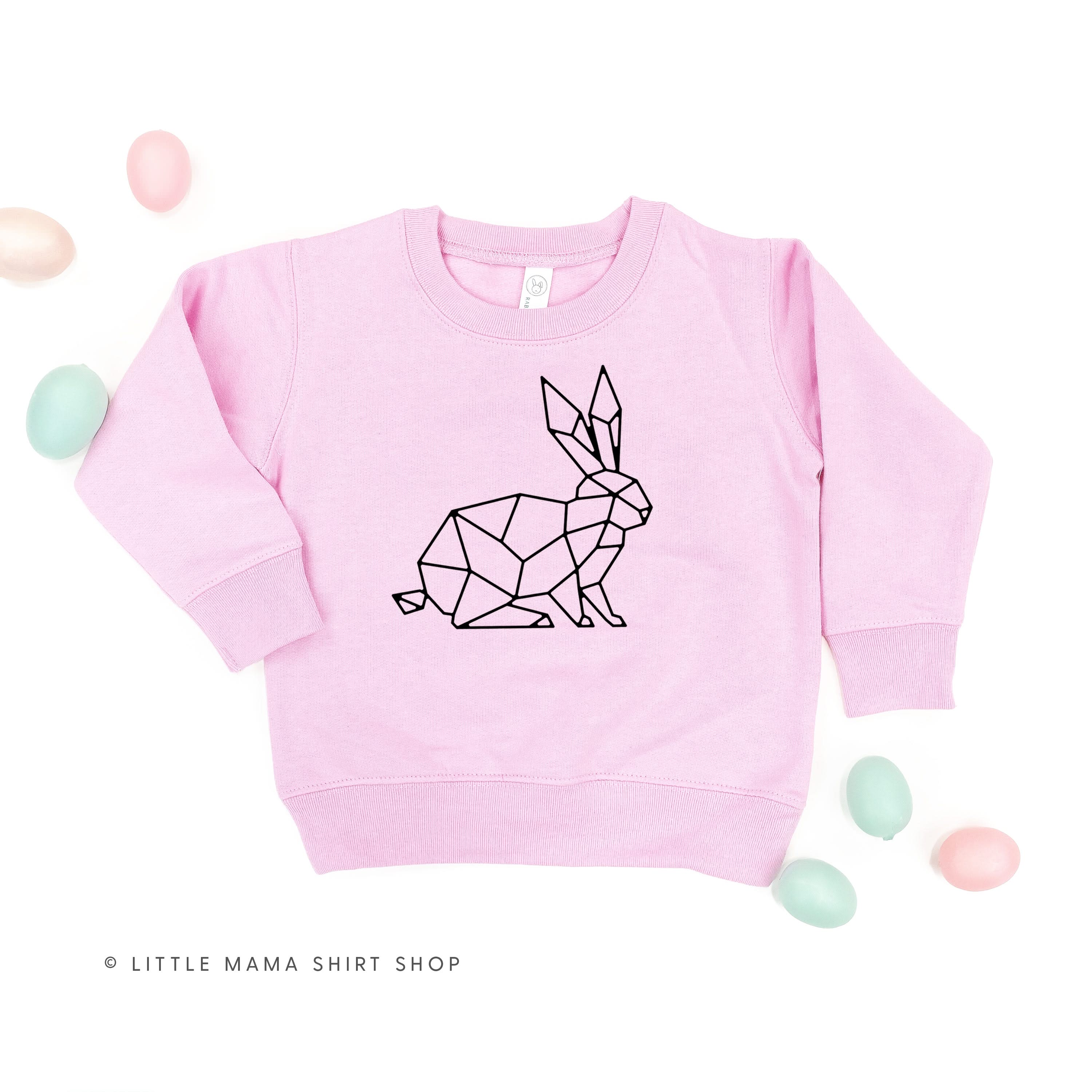 Geometric Bunny - Child Sweater Little Mama Shirt Shop