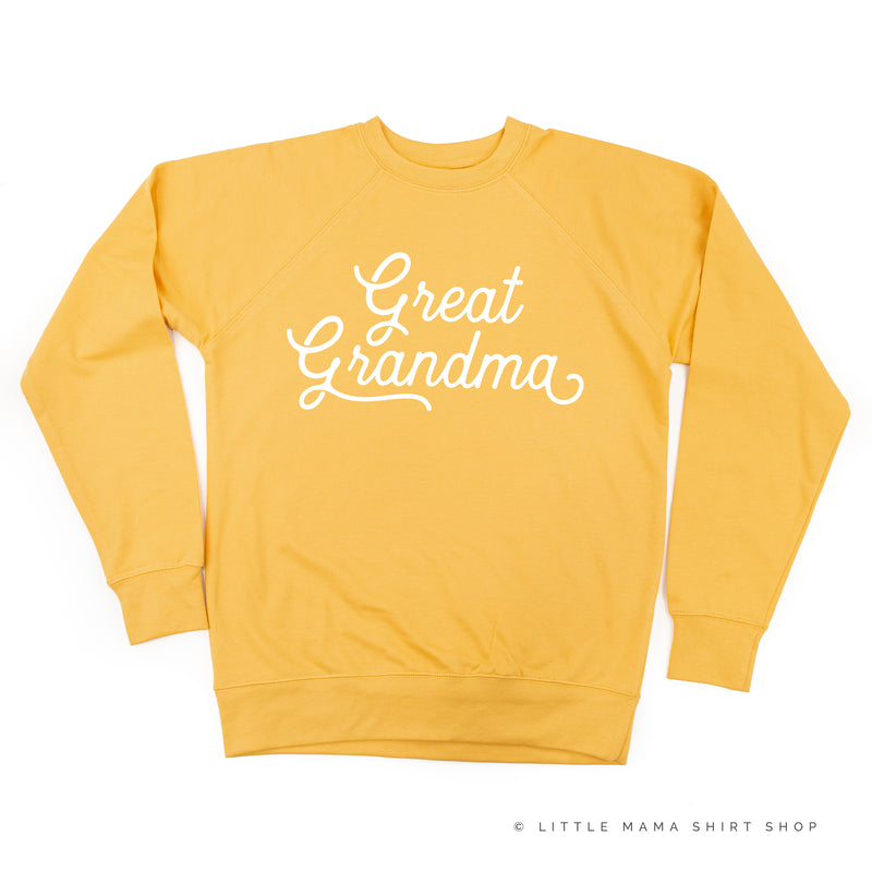 Great Grandma - (Script) - Lightweight Pullover Sweater