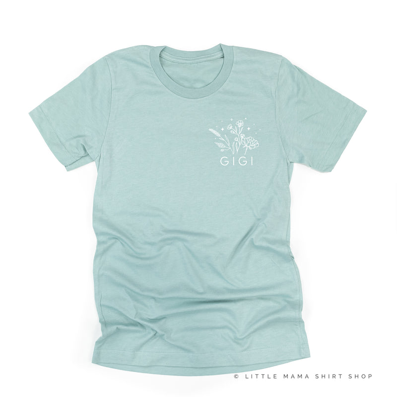 GIGI - Bouquet - Pocket Size ﻿- Unisex Tee