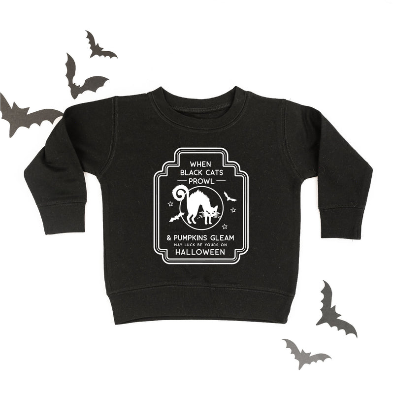 BLACK CATS PROWL - Child Sweater