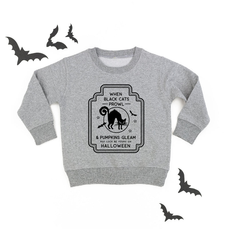 BLACK CATS PROWL - Child Sweater