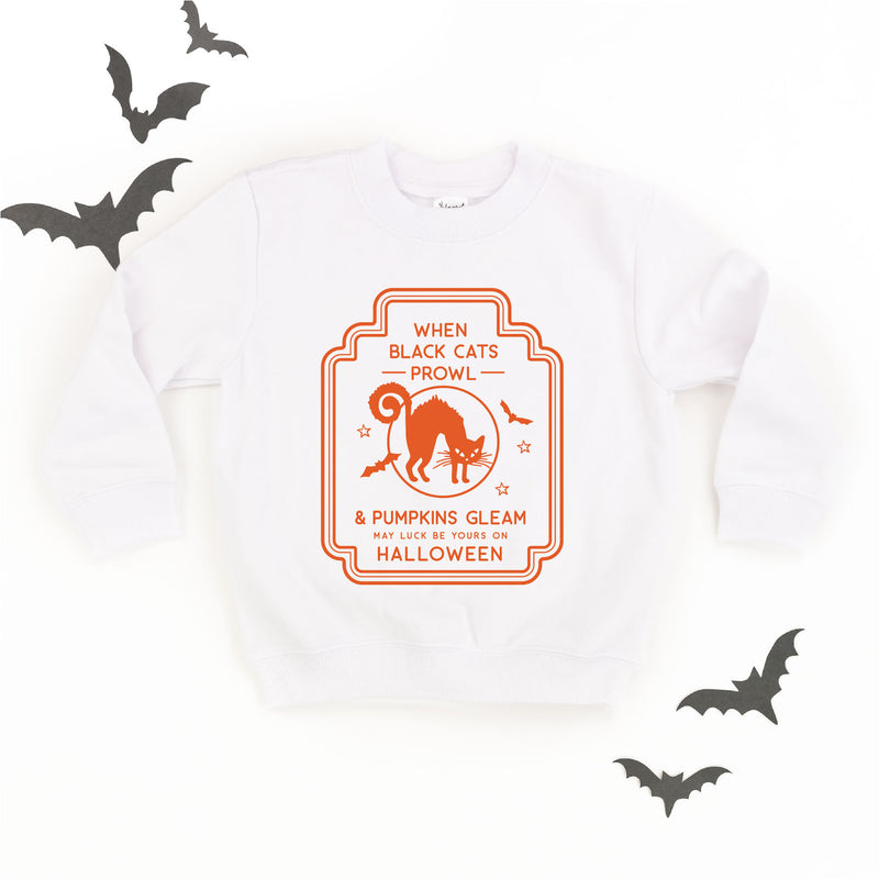 BLACK CATS PROWL - Child Sweater