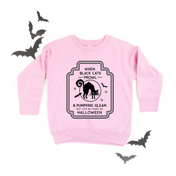 BLACK CATS PROWL - Child Sweater