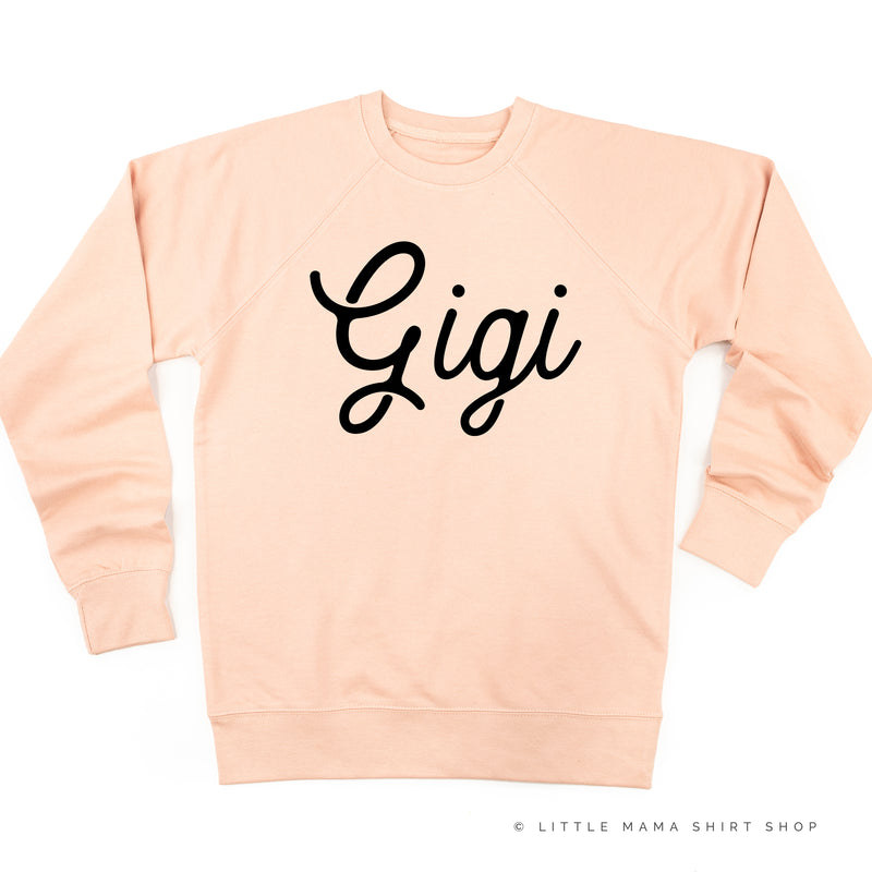 Gigi - (Script) - Lightweight Pullover Sweater