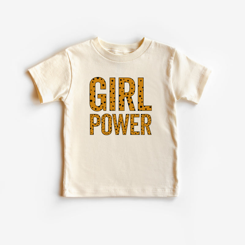 Girl Power - (Spotty Leopard) - Child Shirt