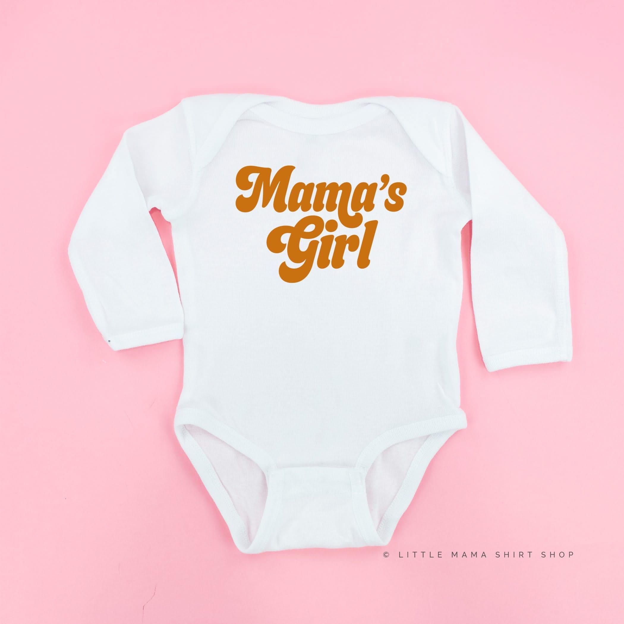 Retro Mama's Girl - Long Sleeve Child Shirt Little Mama Shirt Shop