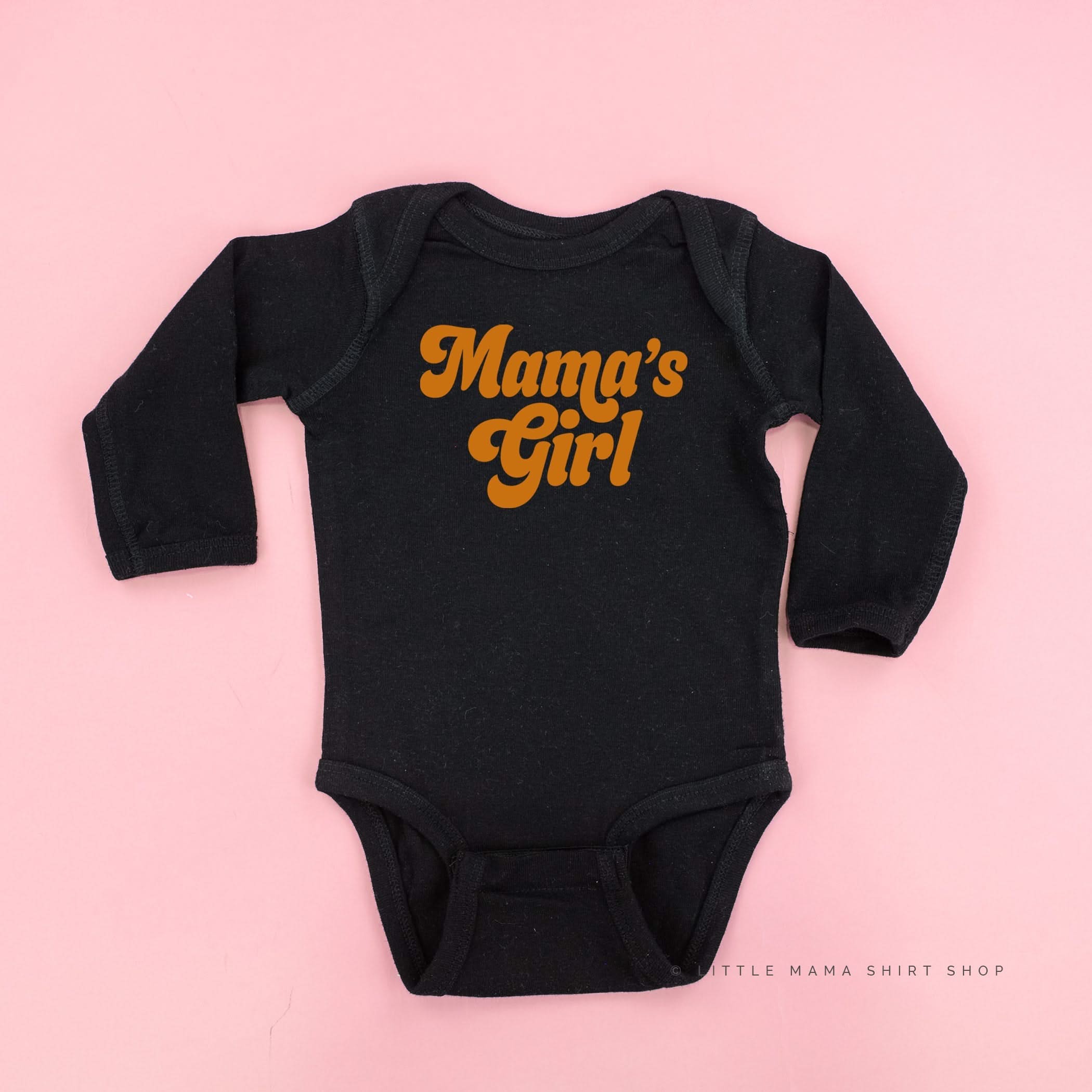 Retro Mama's Girl - Long Sleeve Child Shirt Little Mama Shirt Shop
