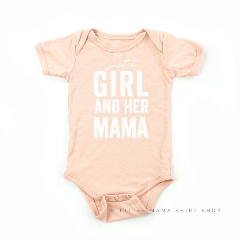 Just a Girl and Her Mama - Original Design - Short Sleeve Child Shirt