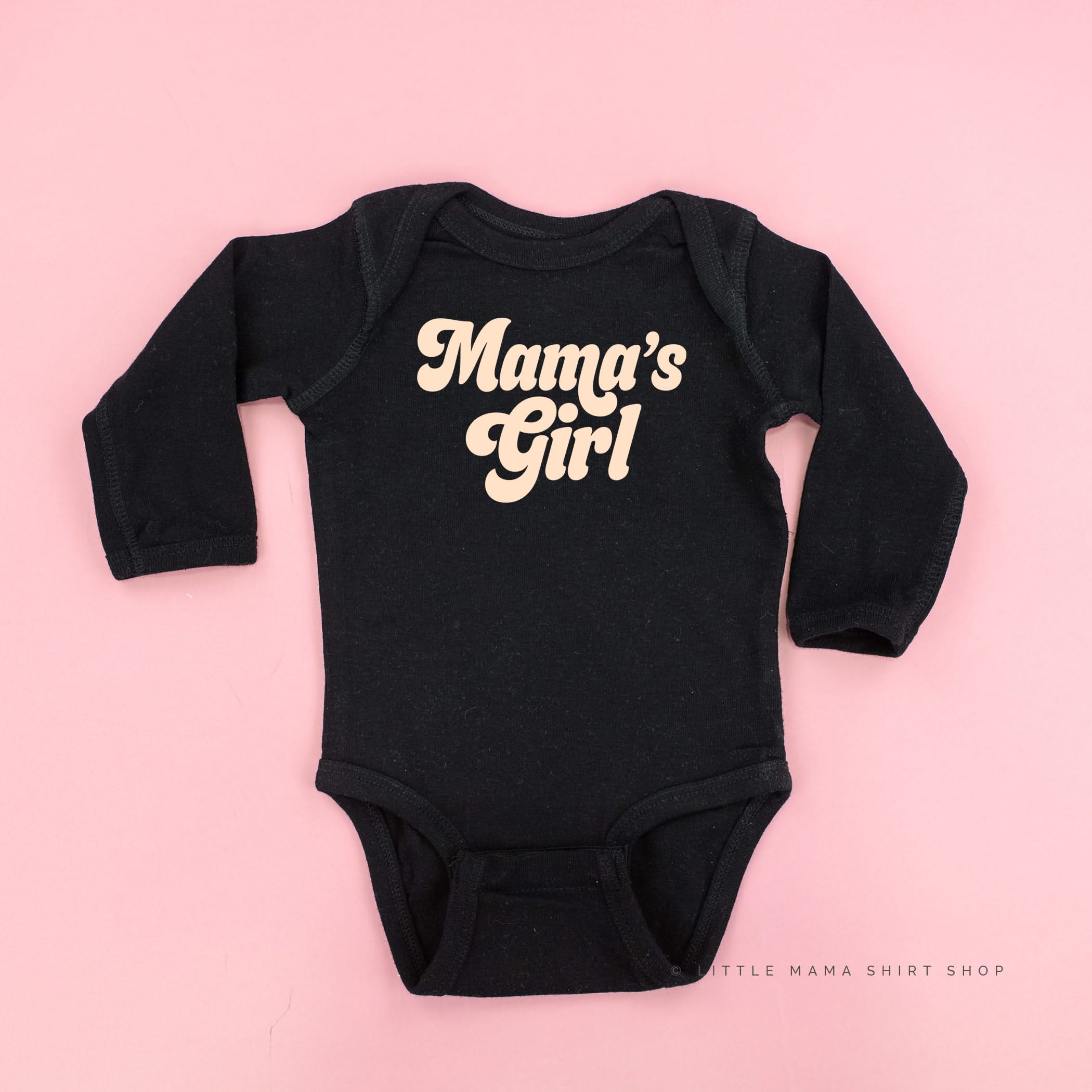 Retro Mama's Girl - Long Sleeve Child Shirt Little Mama Shirt Shop