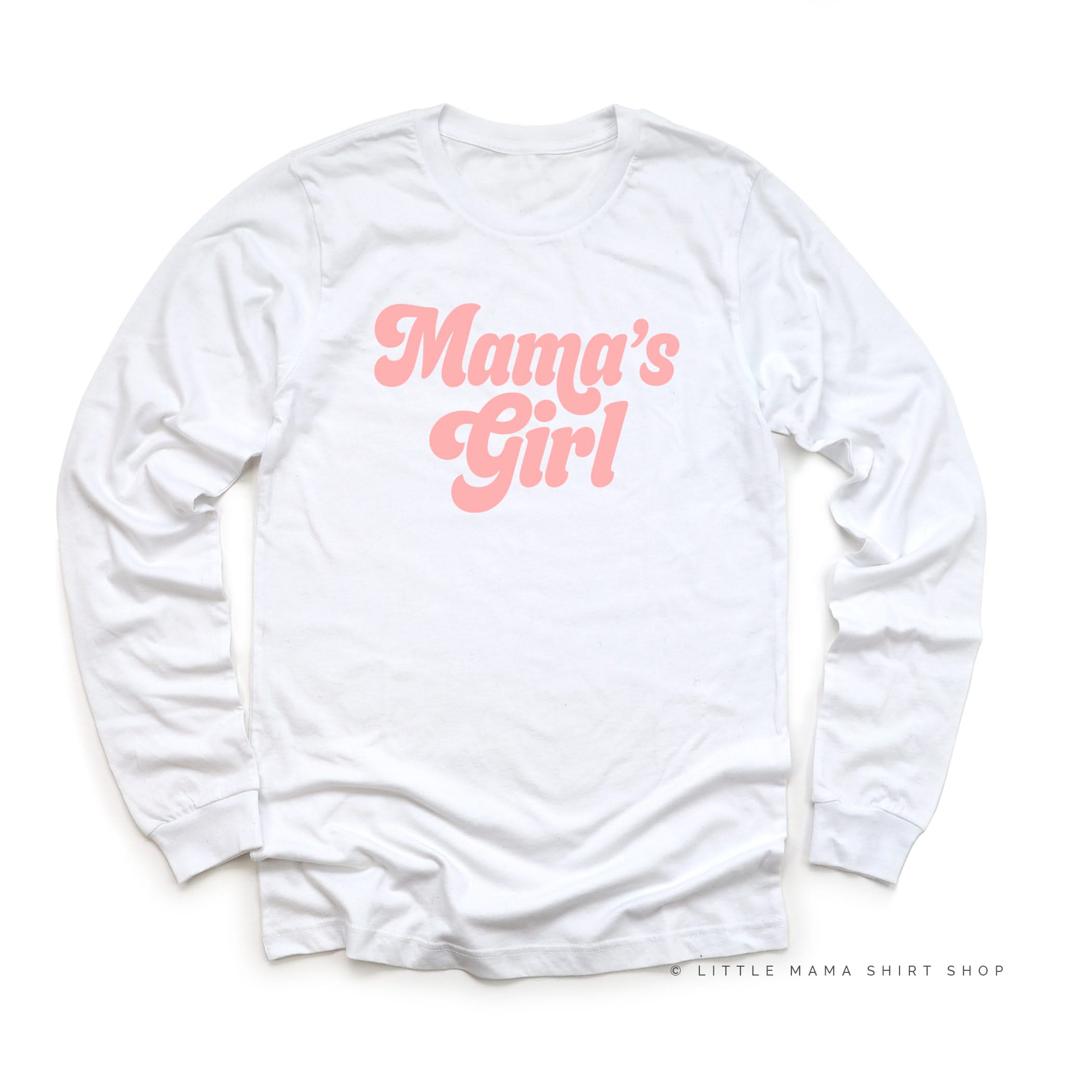 Retro Mama's Girl - Long Sleeve Child Shirt Little Mama Shirt Shop