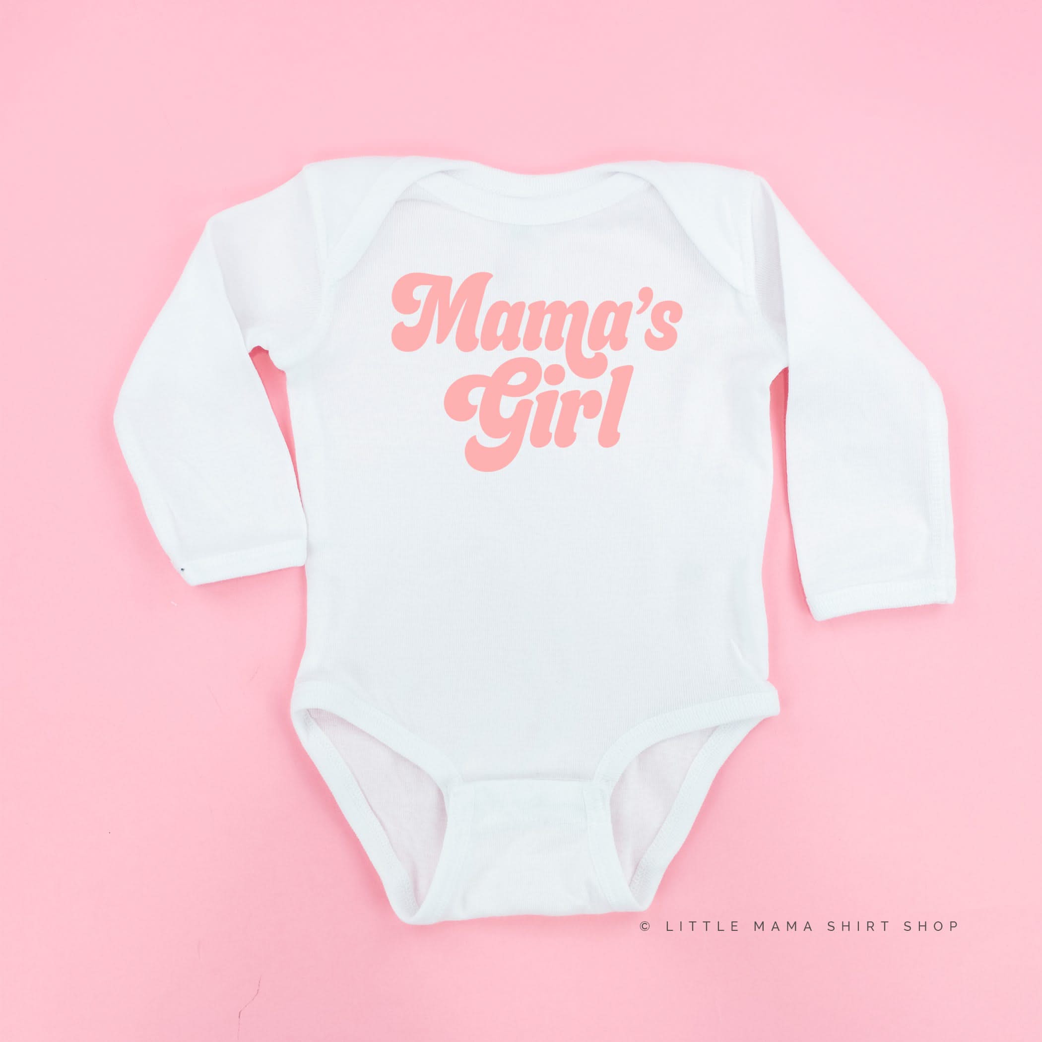 Retro Mama's Girl - Long Sleeve Child Shirt Little Mama Shirt Shop