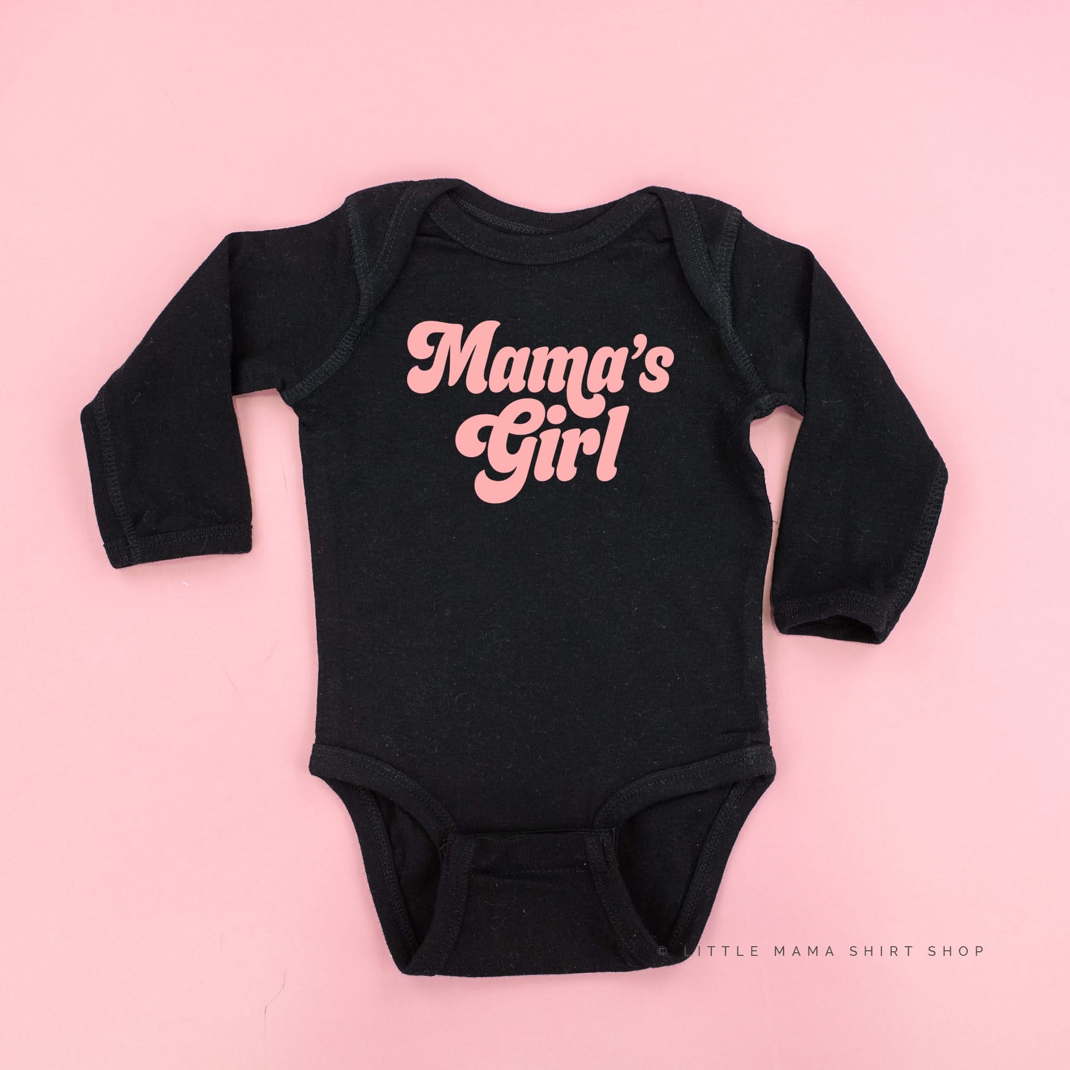 Retro Mama's Girl - Long Sleeve Child Shirt Little Mama Shirt Shop