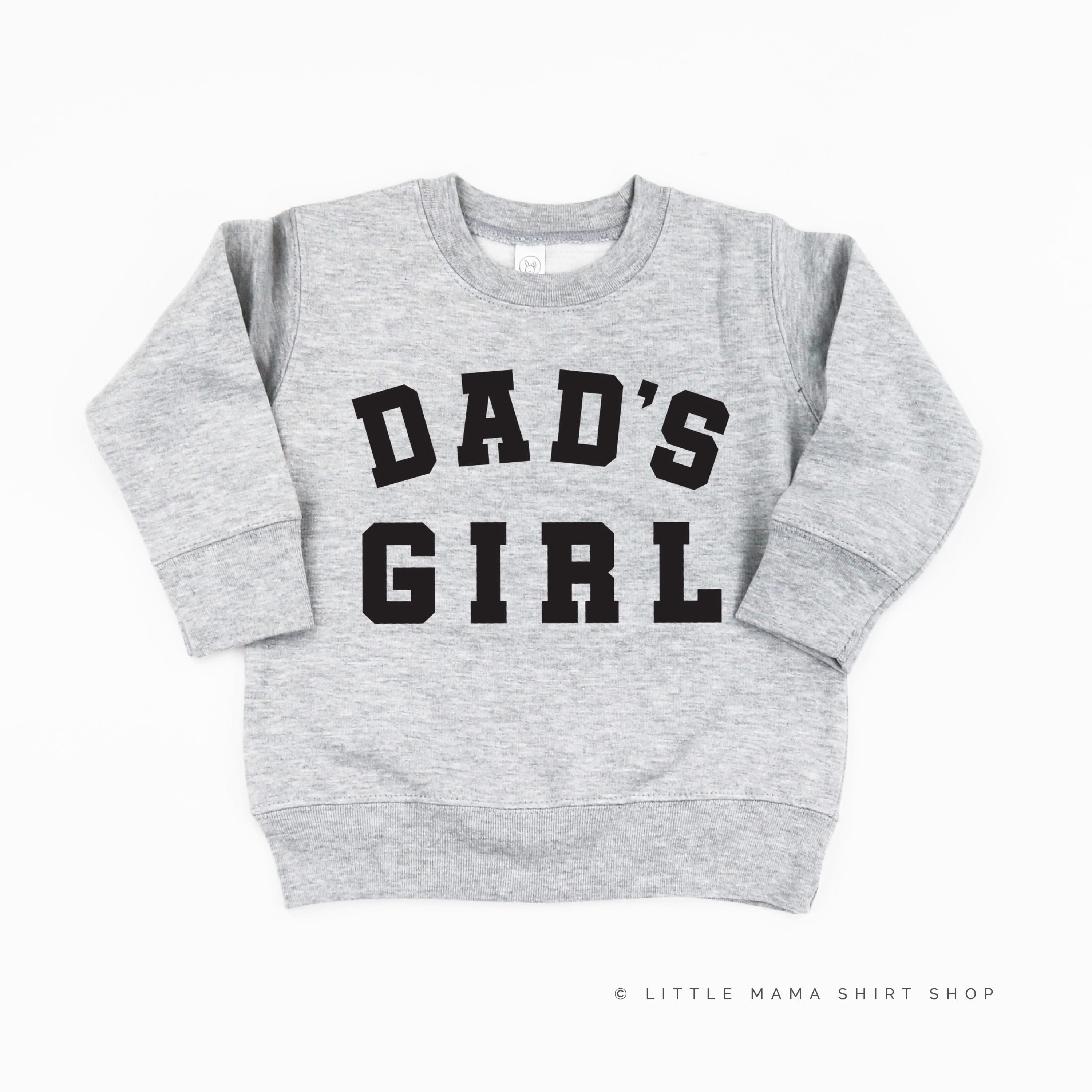 DAD'S GIRL - VARSITY - Child Sweater Little Mama Shirt Shop
