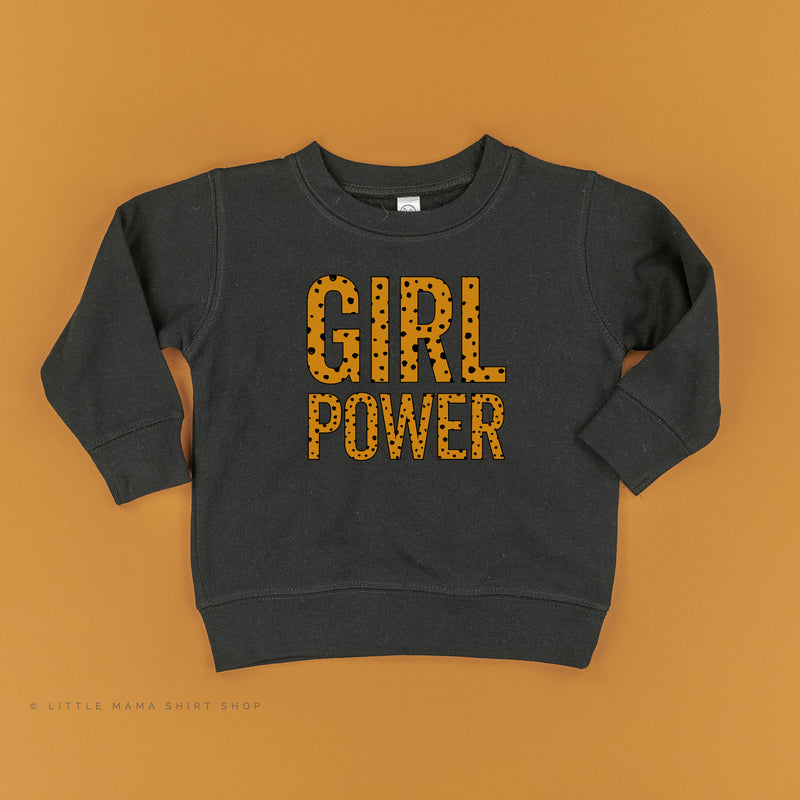 Girl Power - (Spotty Leopard) - Child Sweater