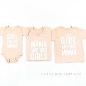 Just a Mama and Her Girls - Set of 3 Shirts Little Mama Shirt Shop