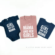 Just a Mama and Her Girls - Set of 3 Shirts Little Mama Shirt Shop