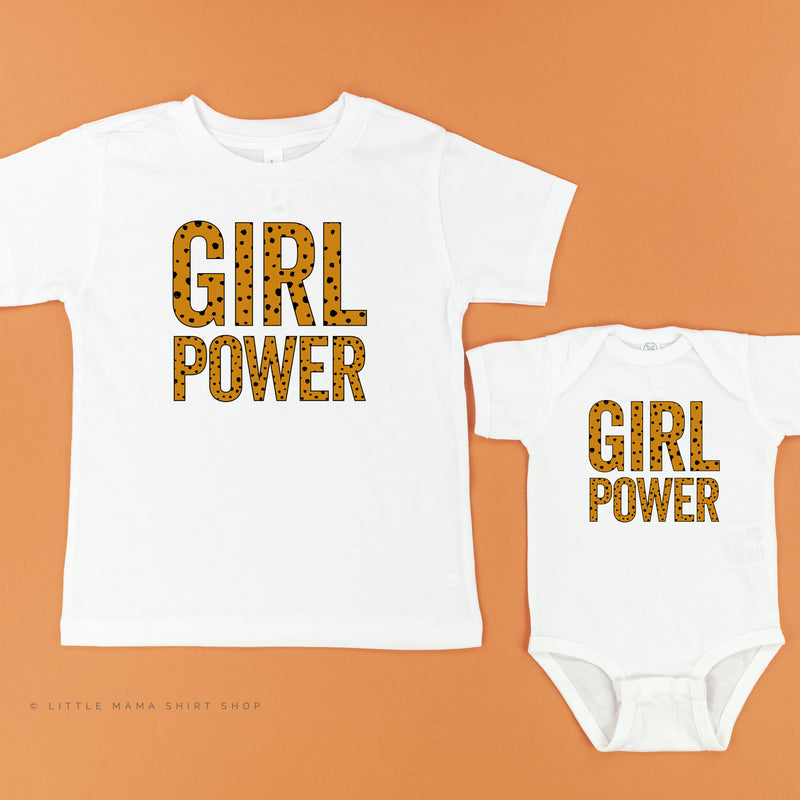 Girl Power - (Spotty Leopard) - Child Shirt