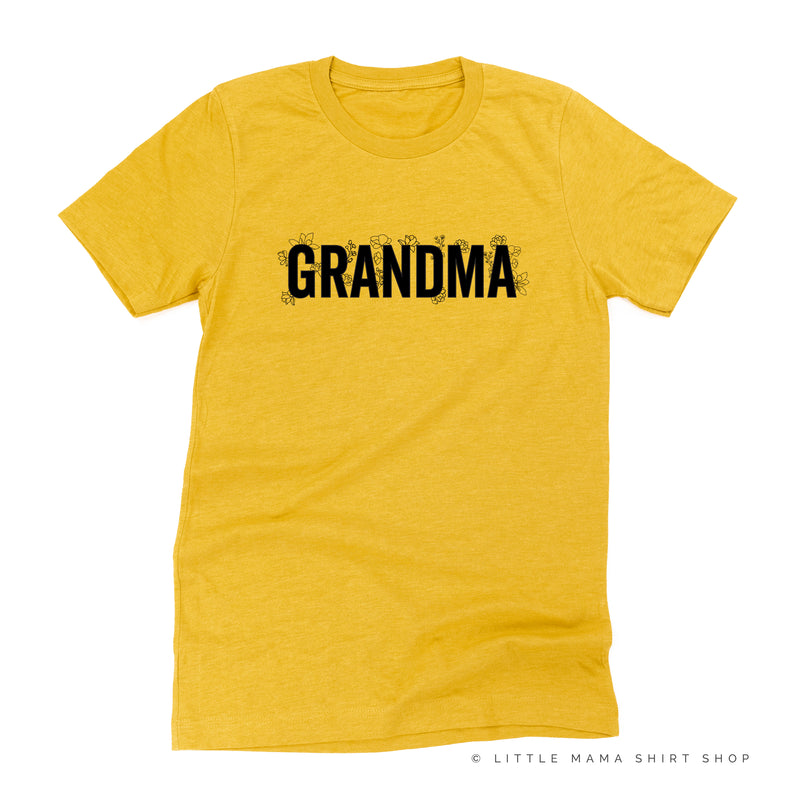 GRANDMA - Floral - Unisex Tee