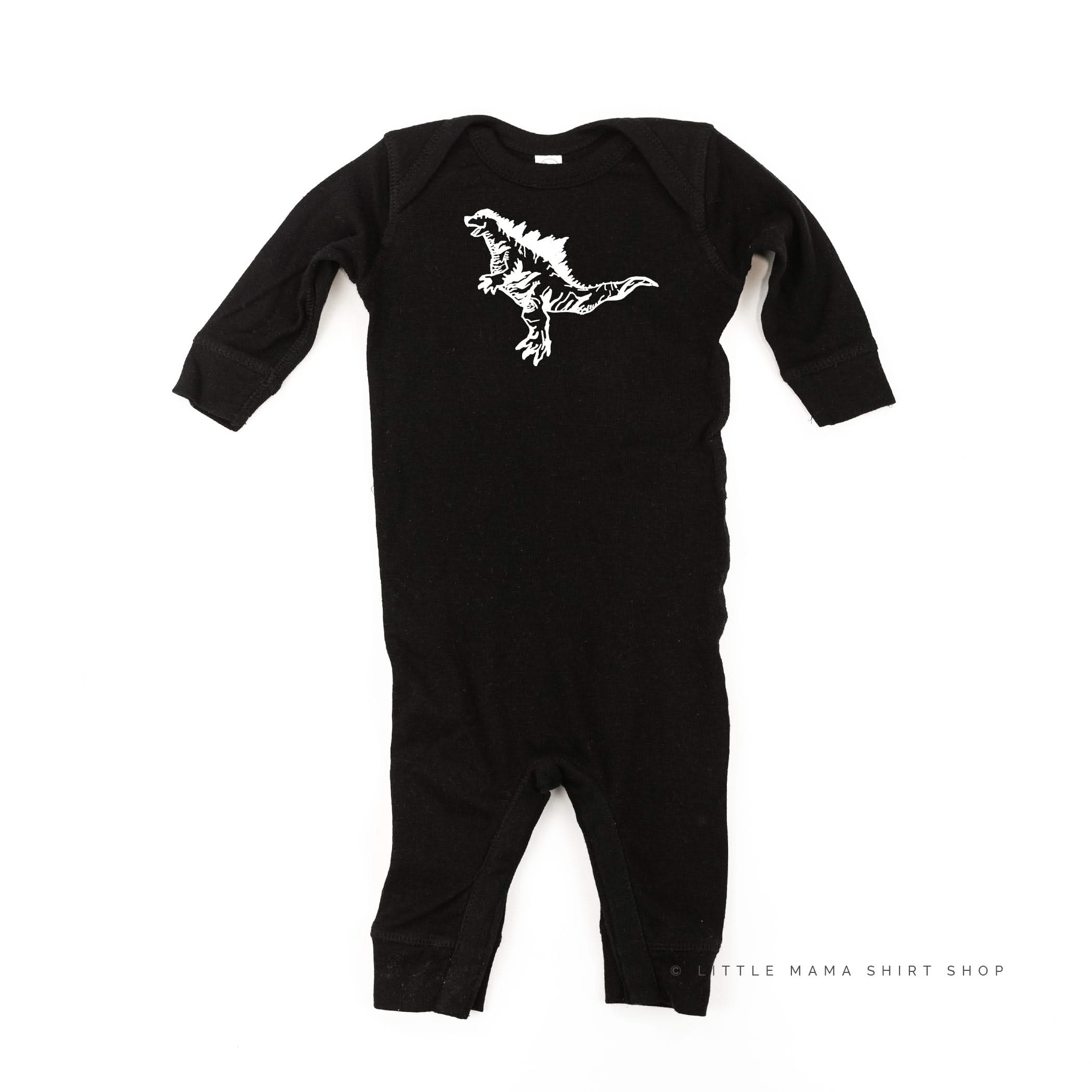 Godzilla - One Piece Baby Sleeper Little Mama Shirt Shop