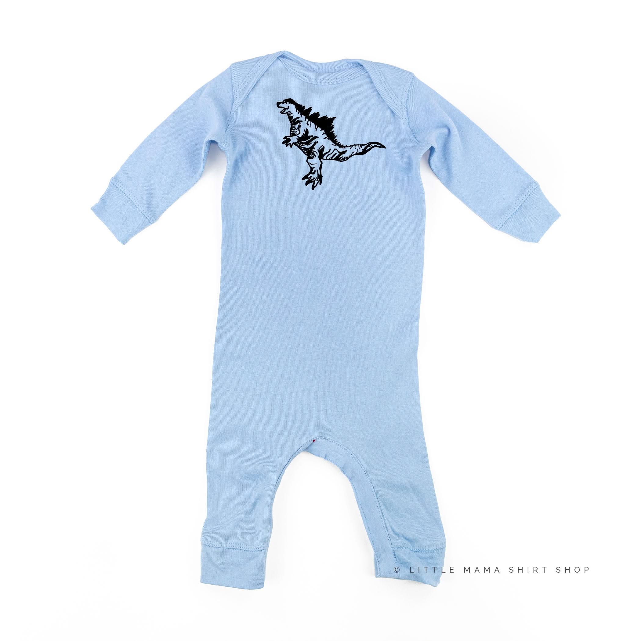 Godzilla - One Piece Baby Sleeper Little Mama Shirt Shop