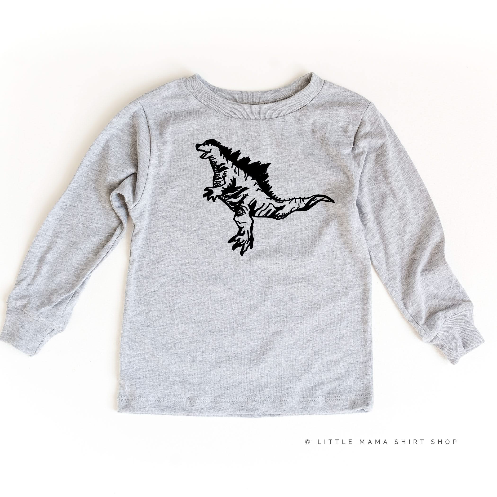 Godzilla - Long Sleeve Child Shirt Little Mama Shirt Shop