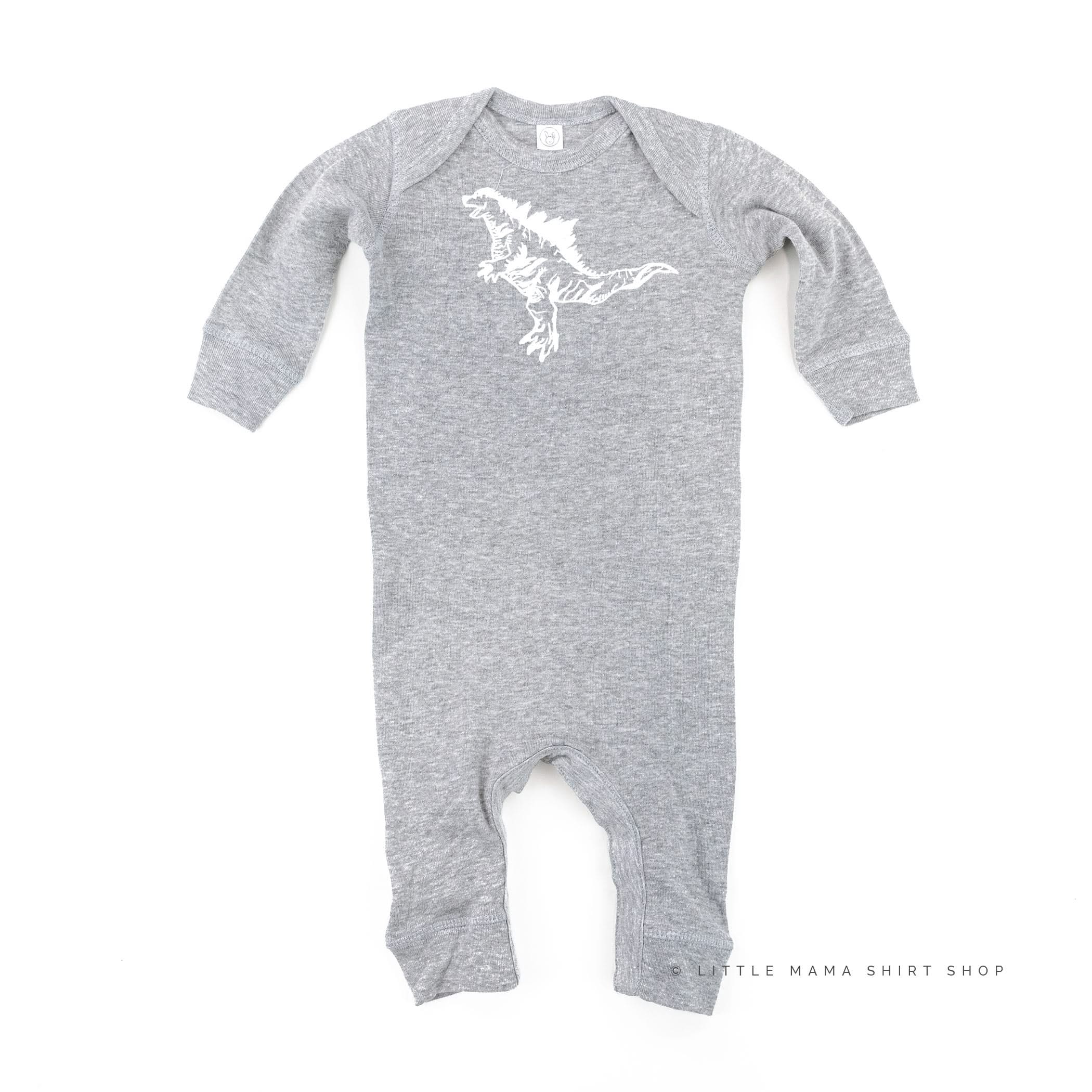 Godzilla - One Piece Baby Sleeper Little Mama Shirt Shop