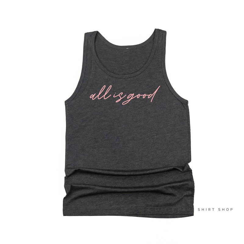 All is Good in the Motheerhood - Front and Back Design - Unisex Jersey Tank