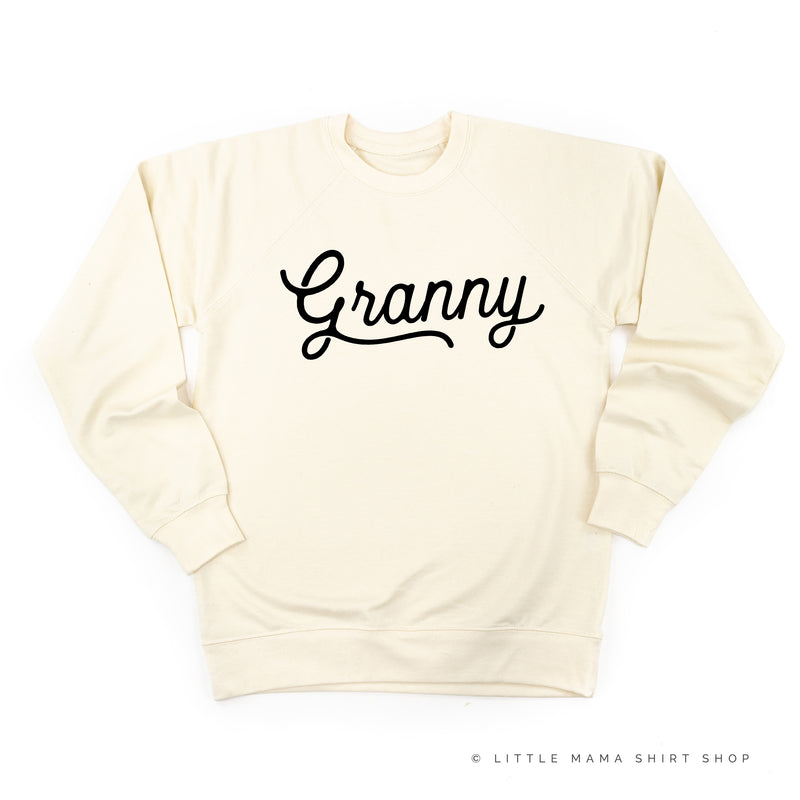 Granny - (Script) - Lightweight Pullover Sweater