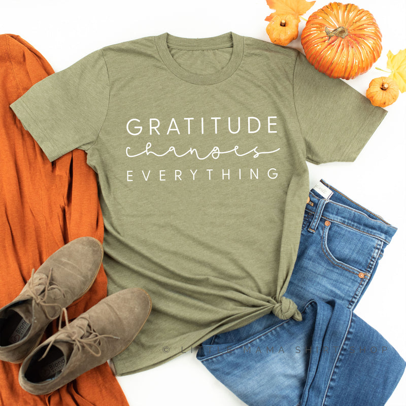 Gratitude Changes Everything - Unisex Tee